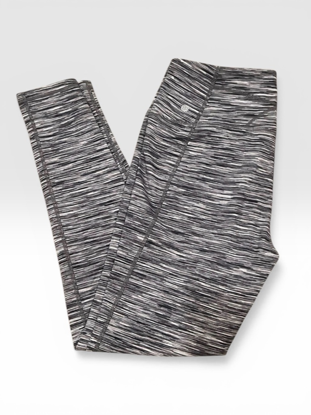 Zella black white stripe live in legging size large